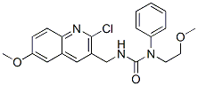 (9ci)-N-[(2-氯-6-甲氧基-3-喹啉)甲基]-N-(2-甲氧基乙基)-N-苯基脲结构式_606103-13-3结构式
