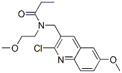 (9CI)-N-[(2-氯-6-甲氧基-3-喹啉)甲基]-N-(2-甲氧基乙基)-丙酰胺结构式_606103-21-3结构式