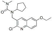 Urea, n-[(2-chloro-6-ethoxy-3-quinolinyl)methyl]-n-cyclopentyl-n,n-dimethyl- (9ci) Structure,606103-27-9Structure