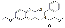(9ci)-n-[(2-氯-6-乙氧基-3-喹啉)甲基]-2-甲氧基-n-(苯基甲基)-乙酰胺结构式_606103-44-0结构式