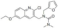 Urea, n-[(2-chloro-6-ethoxy-3-quinolinyl)methyl]-n-(2-furanylmethyl)-n,n-dimethyl- (9ci) Structure,606103-80-4Structure