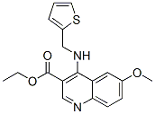 (9ci)-6-甲氧基-4-[(2-噻吩甲基)氨基]-3-喹啉羧酸乙酯结构式_606104-15-8结构式