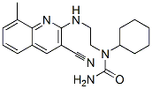 Urea, n-[2-[(3-cyano-8-methyl-2-quinolinyl)amino]ethyl]-n-cyclohexyl- (9ci) Structure,606104-86-3Structure