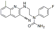 (9CI)-n-[2-[(3-氰基-8-甲基-2-喹啉)氨基]乙基]-n-(4-氟苯基)-脲结构式_606105-00-4结构式