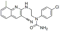 Urea, n-(4-chlorophenyl)-n-[2-[(3-cyano-8-methyl-2-quinolinyl)amino]ethyl]- (9ci) Structure,606105-02-6Structure