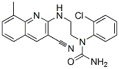 Urea, n-(2-chlorophenyl)-n-[2-[(3-cyano-8-methyl-2-quinolinyl)amino]ethyl]- (9ci) Structure,606105-04-8Structure