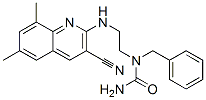 Urea, n-[2-[(3-cyano-6,8-dimethyl-2-quinolinyl)amino]ethyl]-n-(phenylmethyl)- (9ci) Structure,606105-67-3Structure