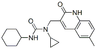 Urea, n-cyclohexyl-n-cyclopropyl-n-[(1,2-dihydro-6-methyl-2-oxo-3-quinolinyl)methyl]- (9ci) Structure,606116-16-9Structure
