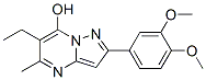 (9CI)-2-(3,4-二甲氧基苯基)-6-乙基-5-甲基-吡唑并[1,5-a]嘧啶-7-醇结构式_606116-40-9结构式