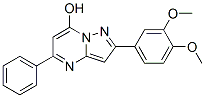 (9CI)-2-(3,4-二甲氧基苯基)-5-苯基-吡唑并[1,5-a]嘧啶-7-醇结构式_606116-42-1结构式