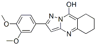 (9ci)-2-(3,4-二甲氧基苯基)-5,6,7,8-四氢-吡唑并[5,1-b]喹唑啉-9-醇结构式_606116-45-4结构式