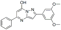 (9CI)-2-(3,5-二甲氧基苯基)-5-苯基-吡唑并[1,5-a]嘧啶-7-醇结构式_606116-50-1结构式
