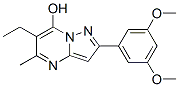 (9CI)-2-(3,5-二甲氧基苯基)-6-乙基-5-甲基-吡唑并[1,5-a]嘧啶-7-醇结构式_606116-52-3结构式