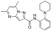 (9CI)-5,7-二甲基-N-[2-(1-哌啶基)苯基]-吡唑并[1,5-a]嘧啶-2-羧酰胺结构式_606117-73-1结构式