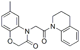 (9CI)-1-[(2,3-二氢-6-甲基-3-氧代-4H-1,4-苯并噁嗪-4-基)乙酰基]-1,2,3,4-四氢-喹啉结构式_606119-49-7结构式