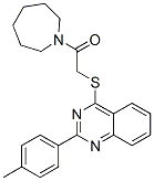 (9ci)-六氢-1-[[[2-(4-甲基苯基)-4-喹唑啉]硫代]乙酰基]-1H-氮杂卓结构式_606132-40-5结构式