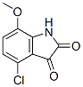 4-氯-7-甲氧基靛红结构式_60706-07-2结构式