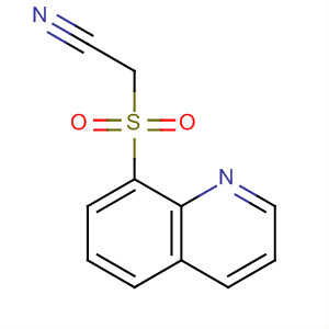 (8-喹啉基磺酰基)乙腈结构式_60717-37-5结构式
