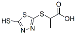 2-(5-Mercapto-1,3,4-thiadiazol-2-ylthio)propionic acid Structure,60725-23-7Structure
