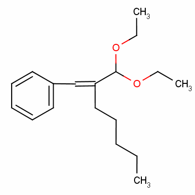 A-amyl cinnamic aldehyde diethyl acetal Structure,60763-41-9Structure