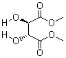 L-(+)-酒石酸二甲酯结构式_608-68-4结构式