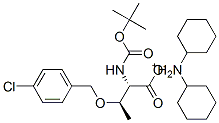 叔丁氧羰基-O-4-氯苄基-L-苏氨酸二环己基铵盐结构式_60803-72-7结构式