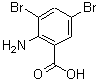 2-氨基-3,5-二溴苯甲酸结构式_609-85-8结构式