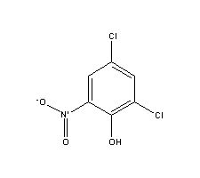 2,4-二氯-6-硝基苯酚结构式_609-89-2结构式
