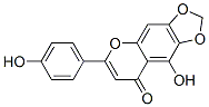 9-羟基-6-(4-羟基苯基)-8H-1,3-二氧代[4,5-g][1]苯并吡喃-8-酮结构式_60948-17-6结构式