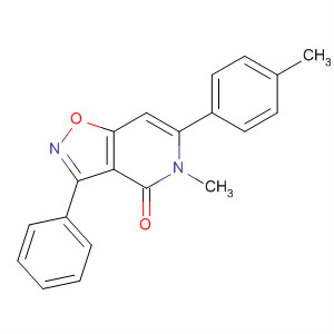 5-甲基-3-苯基-6-(对甲苯)-异噁唑并[4,5-c]吡啶-4(5h)-酮结构式_60986-84-7结构式