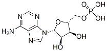 5-腺嘌呤核苷酸结构式_61-19-8结构式