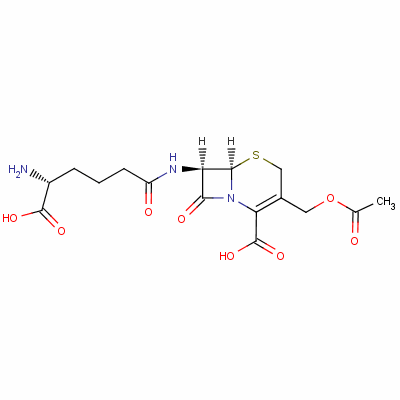 头孢菌素C结构式_61-24-5结构式