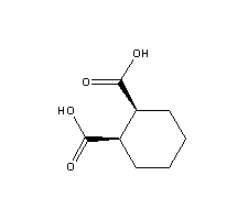 六氢邻苯二甲酸结构式_610-09-3结构式