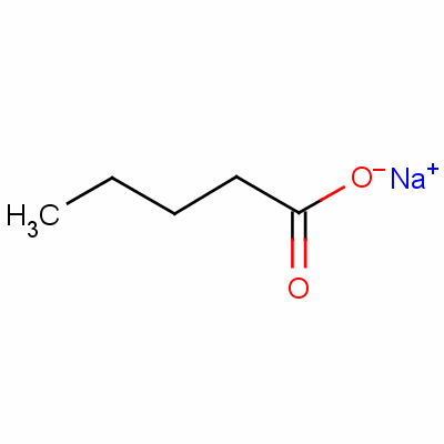 戊酸钠结构式_6106-41-8结构式