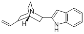 2-(5-乙烯基-1-氮杂双环[2,2,2]-2-辛基)吲哚结构式_61119-84-4结构式