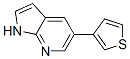 5-(3-噻吩基)-1H-吡咯并[2,3-b]吡啶结构式_611205-10-8结构式