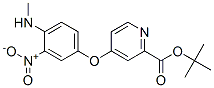 4-[4-(甲氨基)-3-硝基苯氧基]-2-吡啶羧酸-1,1-二甲基乙酯结构式_611225-63-9结构式