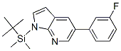 1H-Pyrrolo[2,3-b]pyridine, 1-[(1,1-dimethylethyl)dimethylsilyl]-5-(3-fluorophenyl)- Structure,611226-88-1Structure