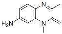 (9CI)-3,4-二氢-2,4-二甲基-3-亚甲基-6-喹噁啉胺结构式_61149-65-3结构式