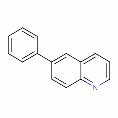 6-苯基喹啉结构式_612-95-3结构式