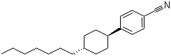 反式-4-(4-庚基环己基)苯腈结构式_61204-03-3结构式