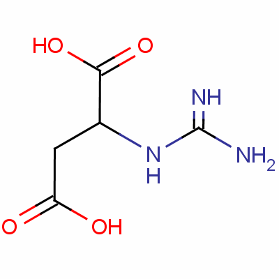 化工字典 2-胍基琥珀酸 中文名称: 2-胍基琥珀酸 中文别名: 英文名称