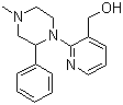 2-(4-甲基-2-苯基-1-哌嗪基)-3-吡啶甲醇结构式_61337-89-1结构式