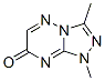 1,3-二甲基-7-氧代-1,7-二氢-[1,2,4]噻唑并(4,3-b)[1,2,4]三嗪结构式_61402-36-6结构式