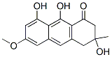 3,4-二氢-3,8,9-三羟基-3-甲基-6-甲氧基蒽-1(2H)-酮结构式_61419-07-6结构式
