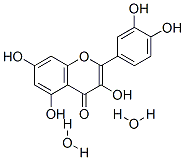槲皮素结构式_6151-25-3结构式