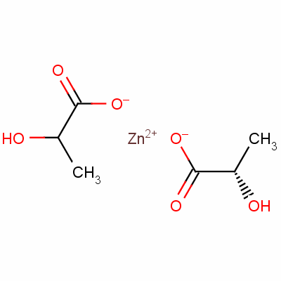 乳酸锌结构式_6155-68-6结构式