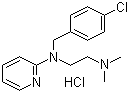 盐酸氯吡胺结构式_6170-42-9结构式