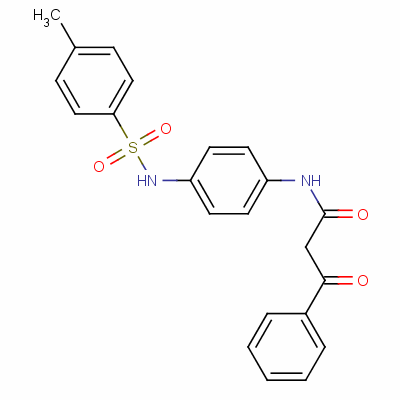 3-氧代-3-苯基-N-[4-[[(对甲苯)磺酰基]氨基]苯基]丙酰胺结构式_61791-82-0结构式
