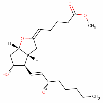 前列腺素S I2甲酯结构式_61799-74-4结构式